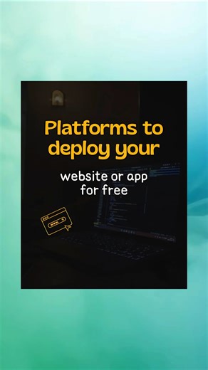 Host your website or app for free. #freehosting #freehost #deployforfree