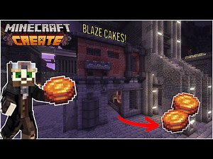 Building a SIMPLE Blaze Cake Factory in Minecraft Create Mod!