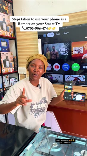 How to use your phone as a remote on your smart tv #tcl #remote #dombelonansana #blacknovember #learnontiktok