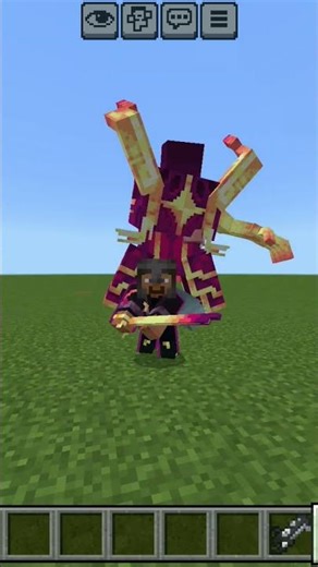 jutsu mod minecraft bedrock edition #anime #music #edit #shorts Minecraft