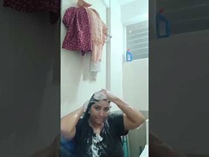 Long Hair Washing by Kavita