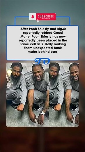 Pooh Shiesty & R. Kelly Are Now Cellmates — Unexpected Bunk Mates Behind Bars #shorts #ytshorts #fyp