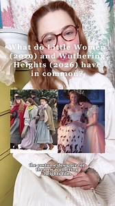 did you like the costumes from the 2019 little women? my criticisms i think always come down to intention. i want to really be able to see that anachronistic choices are made on purpose- and not out of what often feels like a lack or care or research. these costumes feel nither accurate nor inaccurate and in the end just feel like a strange in-between. #littlewomen2019 #costumedesign #wutheringheights #tiktoklearningcampaign #learnontiktok