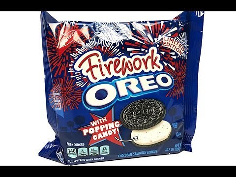 Fireworks OREOS Unwrapping- With Pop Rocks