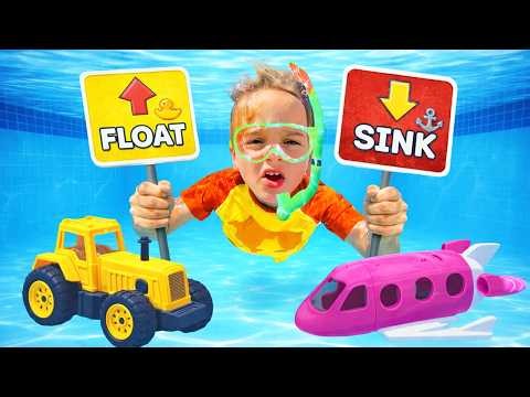 Trẻ em làm thí nghiệm "CHÌM hay NỔI?" - Thí nghiệm khoa học thú vị dành cho trẻ em