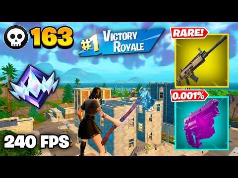 163 Elimination "RANKED RELOAD" Gameplay Wins (Fortnite Chapter 7 Keyboard & Mouse)