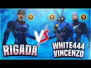 WHITE 444 VINCENZO VS RIGADA | FIRST TIME FACE REVEAL - 1VS2 BEST GAMEPLAY EVER