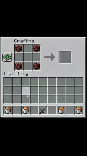 crafting fire sword #shorts #minecraft