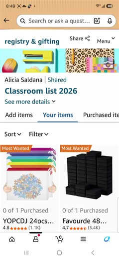 Gift List Showcase: My Amazon Registry Picks