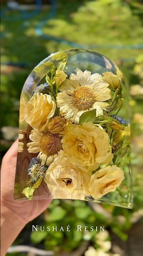 Turning Real Flowers Into Forever Memories | Resin Flower Preservation 🌸