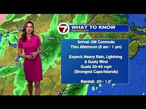 Meteorologist Melanie Black’s Boston Forecast October 19, 2025: Rounds of rain and wind this week