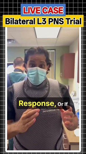 Bilateral L3 PNS Trial for Chronic Lower Back Pain | Live Case Walkthrough #surgery