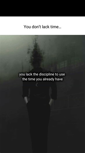 You don't lack time