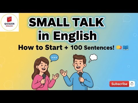 100 Small Talk Examples in English | Speak Naturally & Confidently | English Conversation Practice