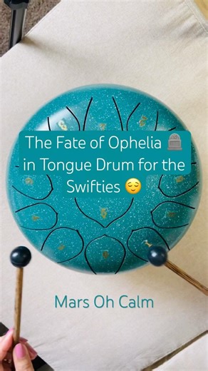🖤 The Fate of Ophelia | Tongue Drum Cover 🪘 #thefateofophelia #taylorswift #tonguedrum #swifties