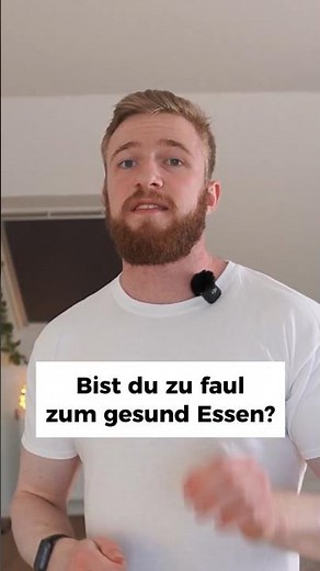 DGE: Bist du zu FAUL für gesunde Ernährung?