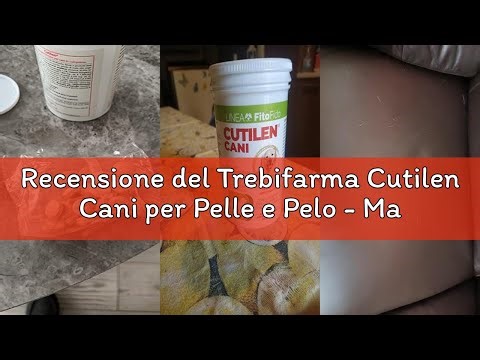 Recensione del Trebifarma Cutilen Cani per Pelle e Pelo - Mangime Complementare con Vitamine, Zinco