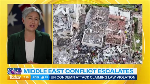 Foreign Affairs Minister Penny Wong discusses the escalating war in the Middle East, with Iran ramping up retaliatory attacks against Israel. #9News | 9 News Darwin