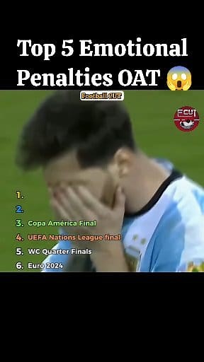 Top 5 Emotional Penalties OAT 😳😳 | Football CUT