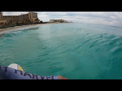 Surfing Cancun, Mexico February 2023