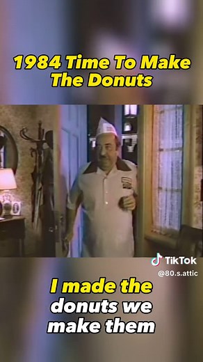 1984 Time To Make The Donuts #retrocommercials #80scommercial #1980s #fyp