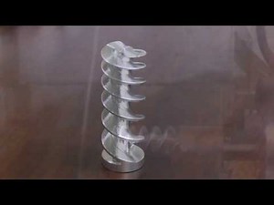 CNC 4th Axis Demonstration: Variable Helix