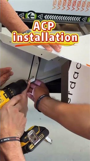 "Alucobond" installation