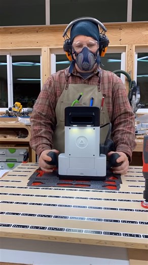 @mcintyrefurniture I went for it and now I have a nice home for all of my @blue_spruce_toolworks 1.5” wide butt chisels that I use to teach kumiko classes. The internet had lots of opinions on if you could route the soft @kaizen_inserts foam. I did lots of research. I could have bought a speciality bit made for foam cutting but instead I used my most beat up 1/4” up spiral bit and turned my router speed down to 2 speed. The deepest pass I took was 0.65”. The foam and the bit handled it all like 