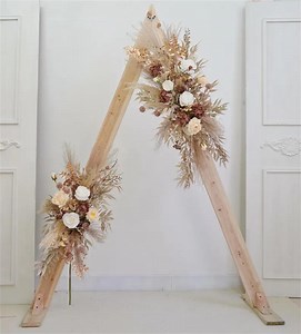 Pampas Wedding Arch Arrangement/arch Swags | Boho Wedding |wedding Arch Flowers/pampas Arch Arrangement｜seasonal Decor｜handmade｜rustic - Etsy