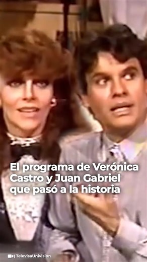 Verónica Castro y Juan Gabriel protagonizaron el maratónico programa de televisión que pasó a la historia al transmitirse por más de 8 horas seguidas 😱 Muchos lo recuerdan como 'la noche en que México no durmió" 🎵📺 #JuanGabriel #VerónicaCastro #programatelevisión #TV #música #canciones #Viral #lifestyle #famosos #celebs #celebridades #icons #entretenimiento #series #novelas #fypシ゚viral #noticias #últimahora #Editorial | Famosos