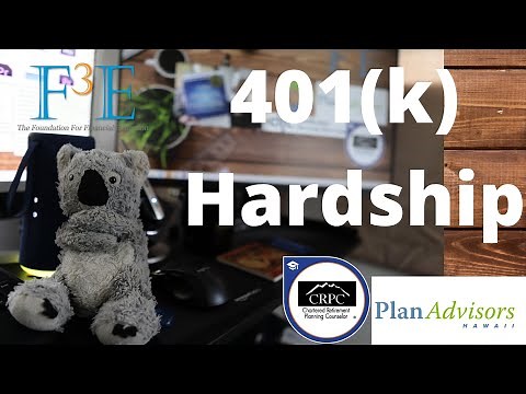 Hardship Withdrawal From 401k