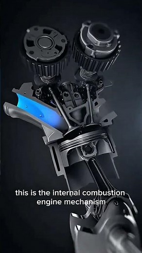How an Internal Combustion Engine Works | 4-Stroke Cycle Explained (3D Animation) #combustionengines