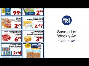 Save a Lot Weekly Ad 10/19 - 10/25