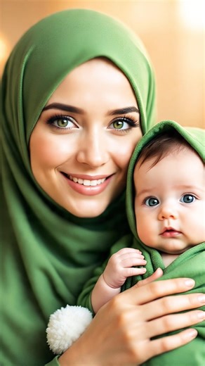 Beautiful Quran recitation by mother&baby🤱😍#shorts#ytshorts​​​#quranrecitation​​​#القرآن​​​ الكريم