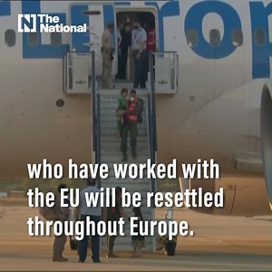 Spanish plane carrying 110 evacuees from Afghanistan landed at Torrejon de Ardoz, Spain, after a stopover in Dubai. Follow the latest developments from Kabul here: bit.ly/37ZFrgy | The National