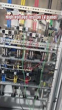 A high voltage (HV or Hipot) test on a LV panel #electricalcurrent #voltagedrop #breakdownvoltage