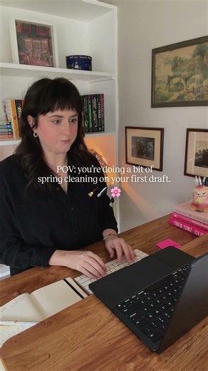 Give your draft a fresh start 🌷 #writers #writingcommunity