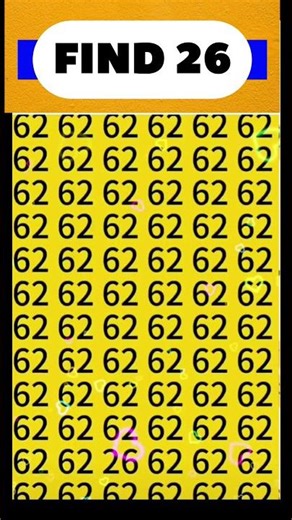 Find the number 26 - Math Quiz #math #quiz #shorts