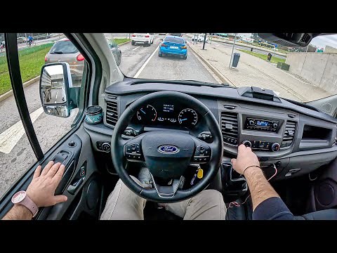 2023 Ford Transit Custom [2.0 TDCI 130HP] |0-100| POV Test Drive #1670 Joe Black