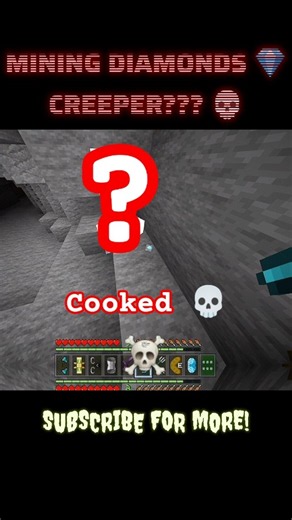 Creeper RUINED My Diamond Mining 💀 | Minecraft