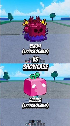 Venom Transformed vs Rubber Transformed #bloxfruit #roblox #dispecs #bloxfruits