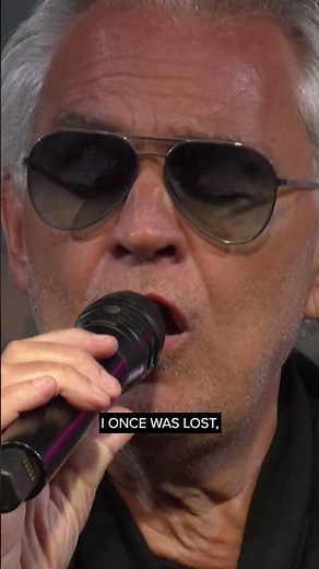 Andrea Bocelli singing “Amazing Grace” in the music special, “The Journey.”