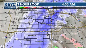 Radar is picking up on some intense snowfall which is pushing eastward along a cold front. Expect conditions to deteriorate rather quickly. | KEYC News Now