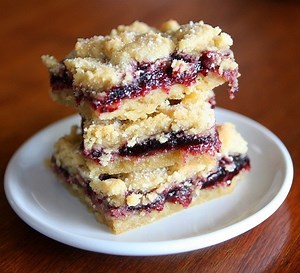 Blackberry Jam Shortbread Bars