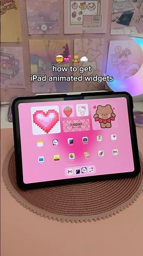 how to get iPad animated widgets 🤯💕 homescreen aesthetic | apple iPad apps | iPad tutorial | TapeKit