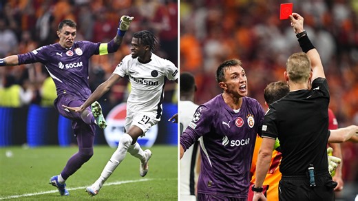 Watch outrageous moment keeper boots goalscorer mid-celebration