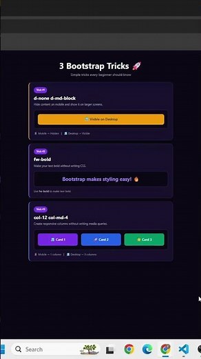 3 Bootstrap Tricks Every Beginner Should Know 🔥 | Bootstrap 5