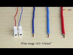 Excellway CH2 Quick Wire Connector Terminal Block Spring Connector LED Strip Light Wire Connector