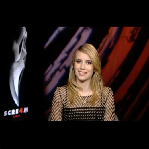 Emma Roberts Scream 4 Interview 🔥 #jillroberts #scream4 #emmaroberts #throwback #scream7 #shorts