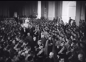 For the first time in history, a pope was recorded speaking English. Venerable Pope Pius XII greets and blesses American and British soldiers after the liberation of Rome in August 1944: “Keep always and everywhere close to God.” On this Veterans Day, we honor all who have served. May God bless our veterans and their families. | Archbishop Alexander K. Sample